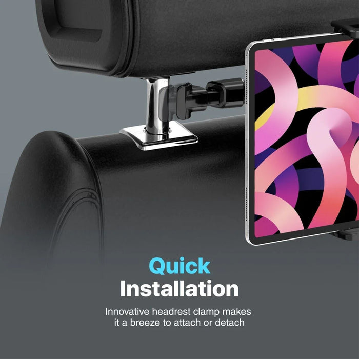 PROMATE Car Seat Phone Mount Holder for 4" to 11" Devices. Multi Angle Rotation; - LX2001 - Homewares, Outdoor, Phone Accessories, Cases, Speakers, Headphones + More -