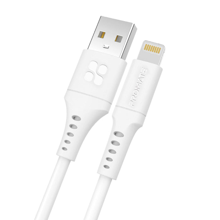PROMATE 2m USB-A to Lightning Data & Charge Cable. Data Transfer Rate 480Mbps.To