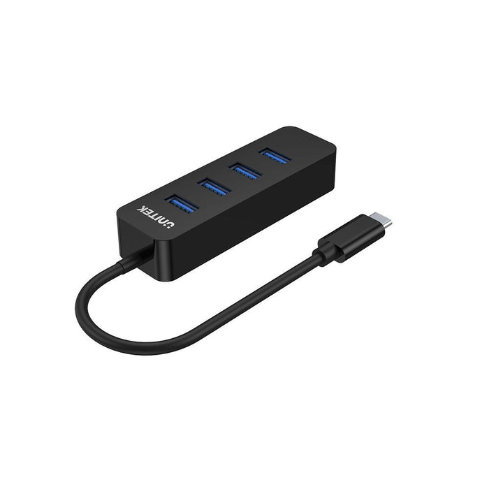 UNITEK USB 3.0 4-Port Hub with USB-C Connector Cable. Includes 4x USB-A Ports, 1