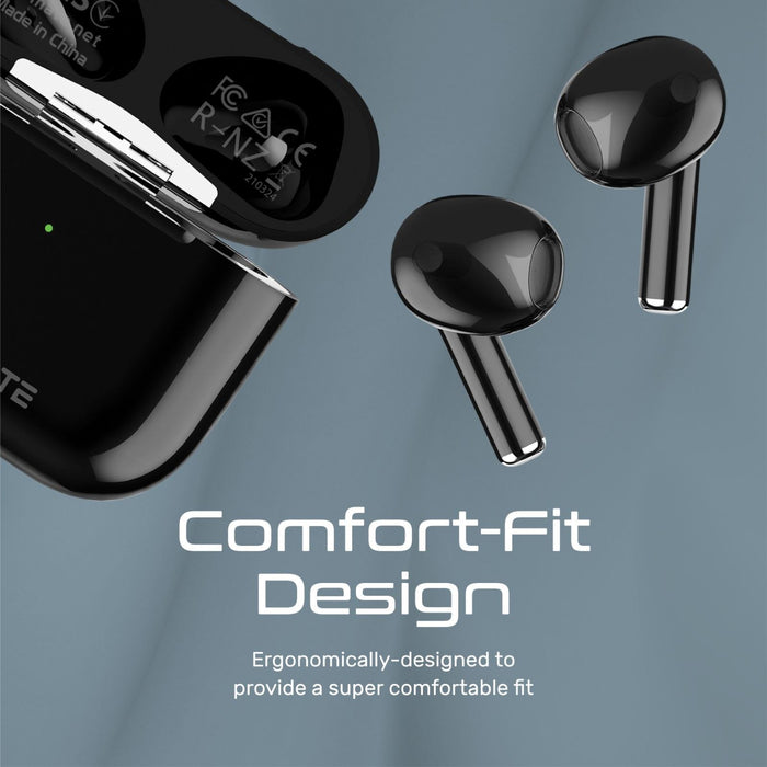 PROMATE In-Ear  Bluetooth Earbuds with Intellitouch and 350mAh Charging Case. Bu
