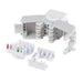 Cat6 UTP Keystone Slimline Tooless & Punch Down Jack 180 Dual IDC 23~26AWG - LX2001 - Homewares, Outdoor, Phone Accessories, Cases, Speakers, Headphones + More -
