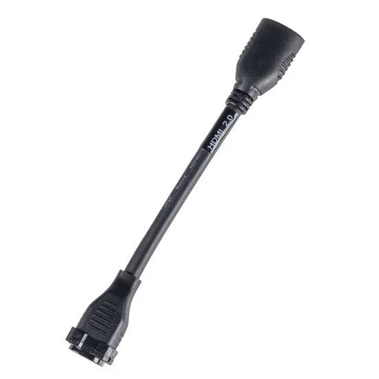 AMDEX 150mm HDMI Adapter Pigtail High-Speed With Ethernet Rated V2.1 Colour BLAC - LX2001 - Homewares, Outdoor, Phone Accessories, Cases, Speakers, Headphones + More -