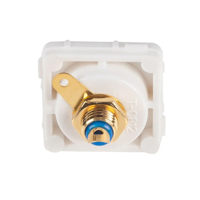 AMDEX Blue RCA to Solder Connector. Gold Plated - LX2001 - Homewares, Outdoor, Phone Accessories, Cases, Speakers, Headphones + More -