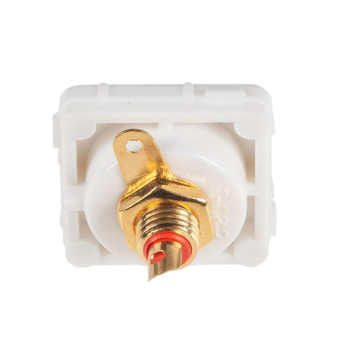 AMDEX Red RCA to Solder Connector. Gold Plated - LX2001 - Homewares, Outdoor, Phone Accessories, Cases, Speakers, Headphones + More -