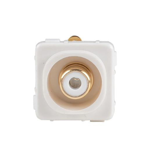 AMDEX White RCA to Solder Connector . Gold Plated - LX2001 - Homewares, Outdoor, Phone Accessories, Cases, Speakers, Headphones + More -