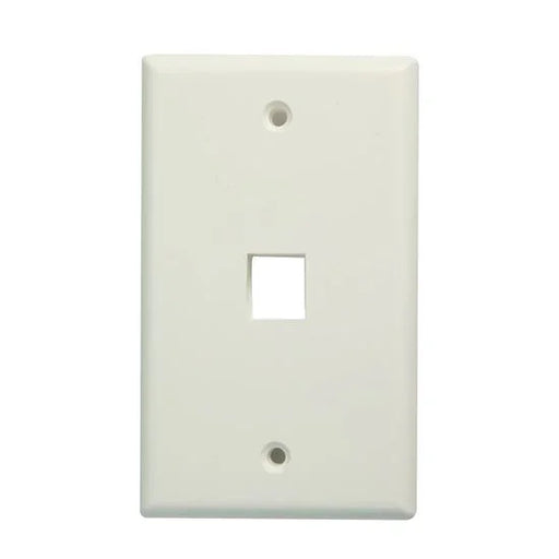 DYNAMIX Single Port Face Plate for RJ45 110 Keystone Jacks - LX2001 - Homewares, Outdoor, Phone Accessories, Cases, Speakers, Headphones + More -