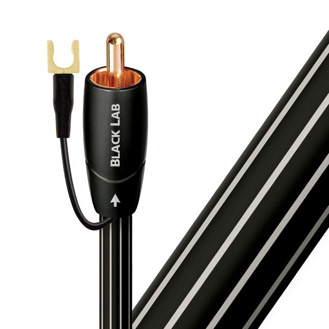 AUDIOQUEST Black lab 12M subwoofer cable. Long grain copper (LGC) Metal-layer no