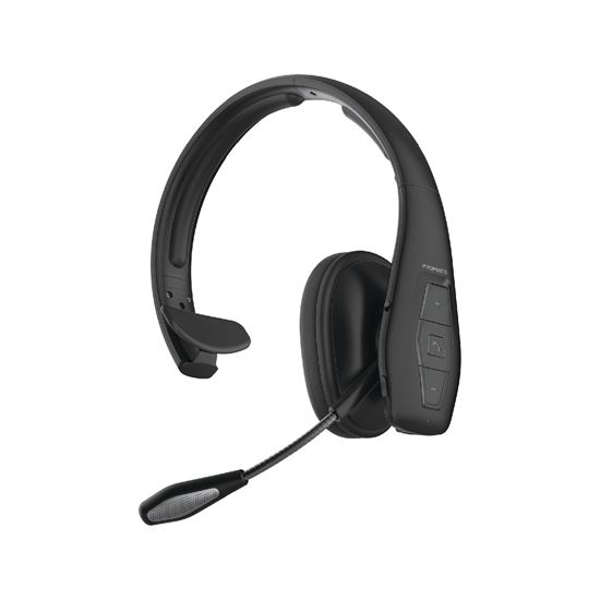 PROMATE Bluetooth v5.1 Mono Headset Multi-Point Pairing, Noise Cancellation, Dua