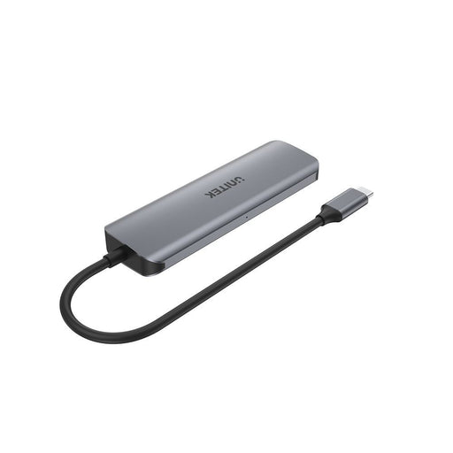 UNITEK 6-in-1 Multi-Port Hub with USB-C Connector. Includes 3 x USB-A Ports, SD