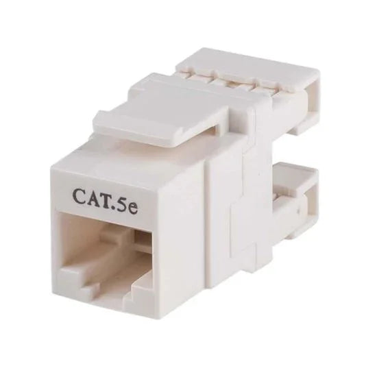 DYNAMIX Cat5e Keystone RJ45 Jack for 110 Face Plate T568A/T568B Wiring 180 White - LX2001 - Homewares, Outdoor, Phone Accessories, Cases, Speakers, Headphones + More -