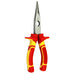 GOLDTOOL 175mm Insulated Sharp Nose Pliers. Large Shoulders to Protect Against L