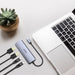 UNITEK 4-in-1 Multi Port Hub with USB-C Connector. Includes 2 x USB-C & 2 x USB