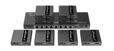 LENKENG 1-In-8-Out 4K@30Hz HDMI Extender. 1x HDMI in & 8x RJ45 out. Compatible w