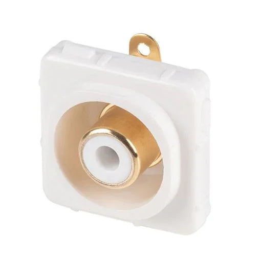 AMDEX White RCA to Solder Connector . Gold Plated - LX2001 - Homewares, Outdoor, Phone Accessories, Cases, Speakers, Headphones + More -
