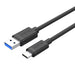 UNITEK 2.0m USB 3.0 USB-A Male To USB-C Cable. Reversible USB-C. Supports Data T