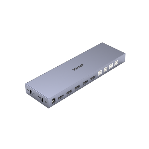 UNITEK HDMI KVM 4-in-1-Out Switch & Supports 4K@60Hz UHD. Includes 4x USB-A Port