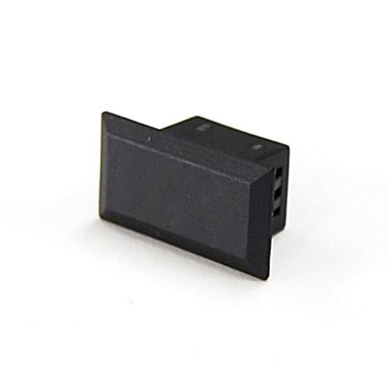 DYNAMIX LC Blanking Plug for FPP-SCS8 Fibre Plate. 10 Pack. Colour Black
