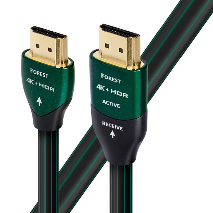 AUDIOQUEST Forest 8M HDMI cable 0.5% silver. Solid conductors. Resolution - 18Gb