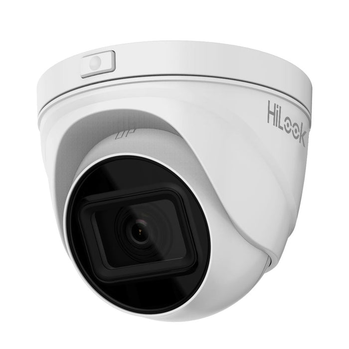 HILOOK 5MP IP Motorized Zoom Varifocal Turret PoE Camera with 2.8-12mm Lens. Bui