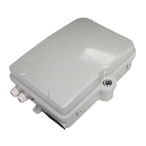 DYNAMIX Lockable Indoor/Outdoor Fibre Termination Box. 24x position SC Simplex/L