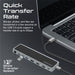 PROMATE 12-in-1 Multi-Port Hub. Includes 4x USB-A & 1x USB-C PD Port, 2x HDMI Po