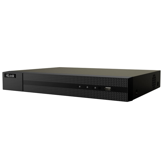 HILOOK 8-Channel 1U PoE 4K NVR with up to 8MP Recording & 2TB HDD. Supports H.26