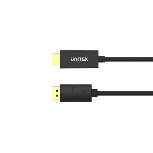 UNITEK 1.8m DisplayPort to HDMI Cable. Supports Max Res up to 4K@60Hz. Unidirect
