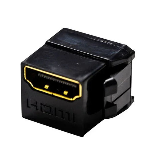 DYNAMIX HDMI 2.0 Keystone Coupler Length 19.2mm, Gold-Plated, BLACK - LX2001 - Homewares, Outdoor, Phone Accessories, Cases, Speakers, Headphones + More -