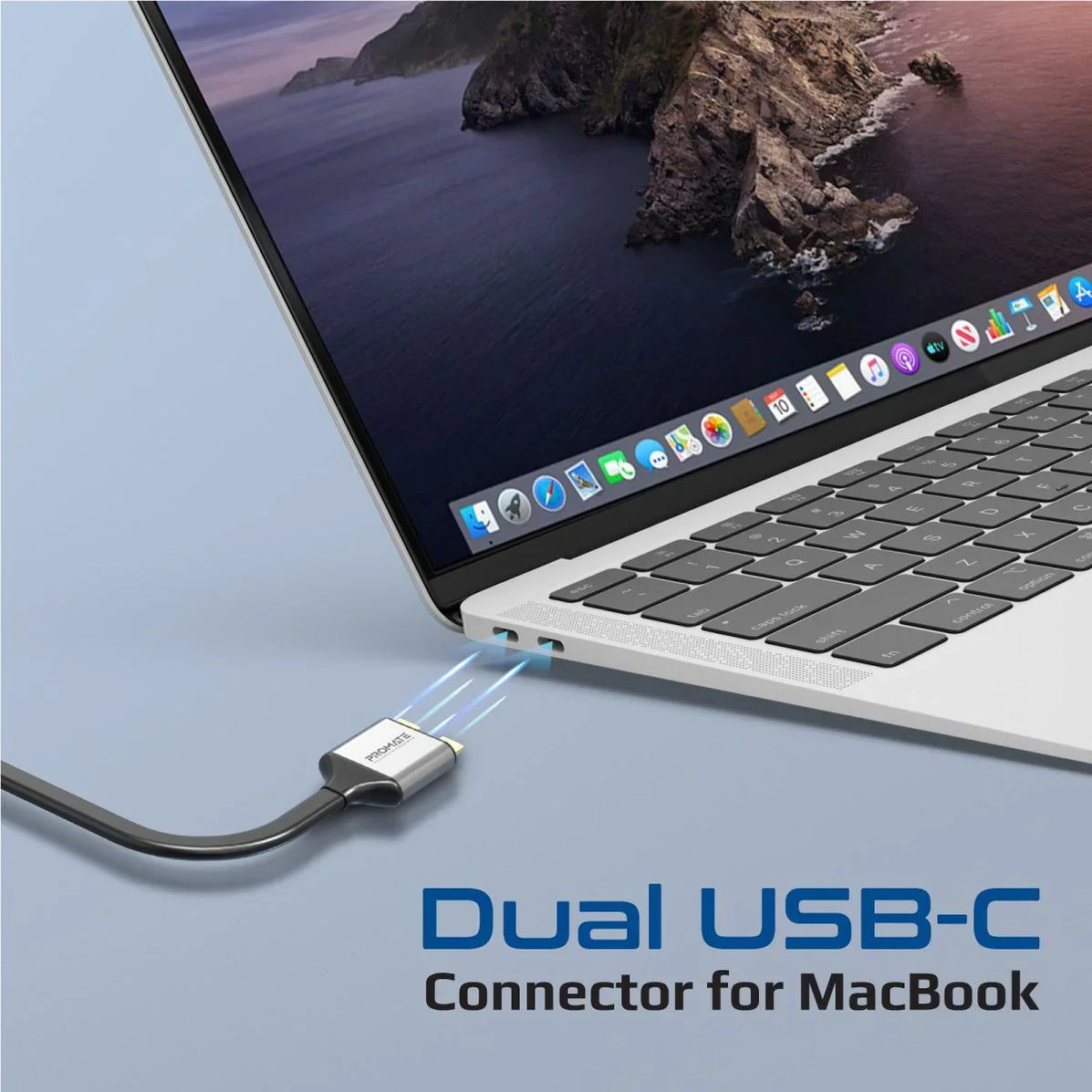 PROMATE 12-in-1 Multi-Port Hub USB-C Connector. Includes 4x USB-A & 2x ...