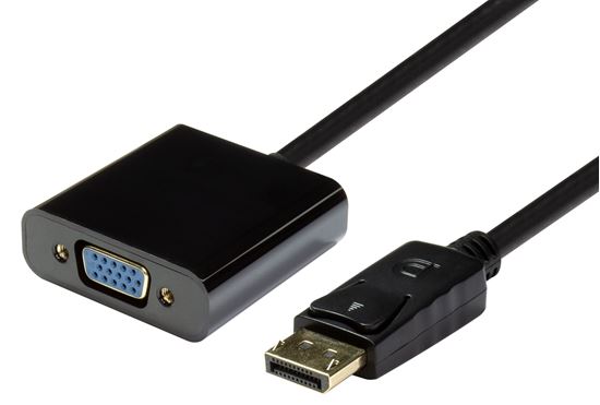 DYNAMIX 0.2m DisplayPort to VGA Female Cable Adapter. Max Res: 1920x1080.