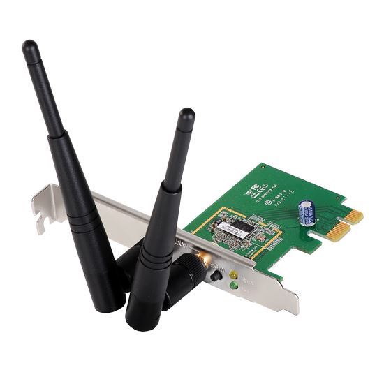 EDIMAX 802.11n  300Mbps PCI Express WEP, WPA , WPA2 , WPS, Adapter Complies with