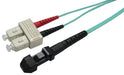 DYNAMIX 0.5M 50u MT-RJ/SC OM3 Fibre Lead (Duplex, Multimode) Aqua LSZH Jacket - LX2001 - Homewares, Outdoor, Phone Accessories, Cases, Speakers, Headphones + More -