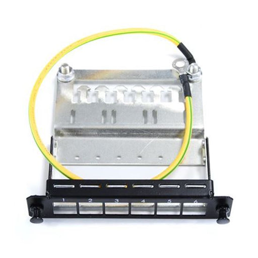 DYNAMIX 6x Port Unloaded Keystone Plate for FPP3PB Fibre Tray