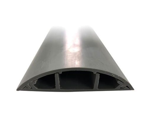 DYNAMIX 1m Floor Mount Round Wiring Duct. Dims - 70mm x 16.5mm (WxH)