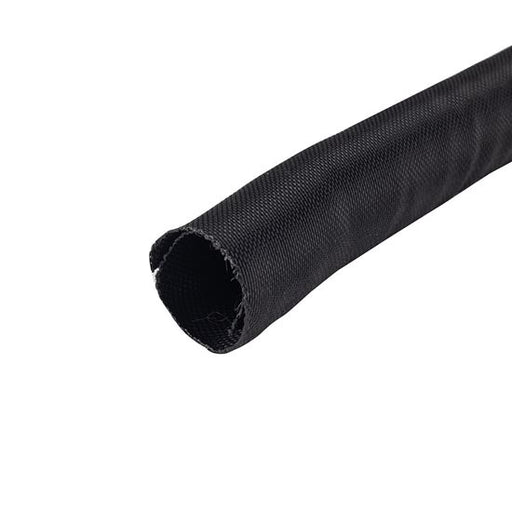 DYNAMIX 10M Flexible Cable Sock for Cable Management (25mm/0.98'' W / 10m L) Cut