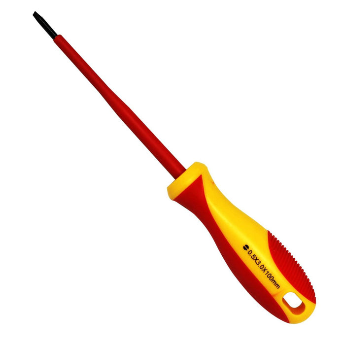 GOLDTOOL 100mm Electrical Insulated VDE Screwdriver. Tested to 1000 Volts AC. (0