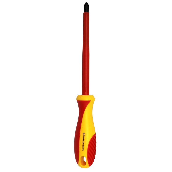 GOLDTOOL 150mm Electrical Insulated VDE Screwdriver. Tested to 1000 Volts AC. (P