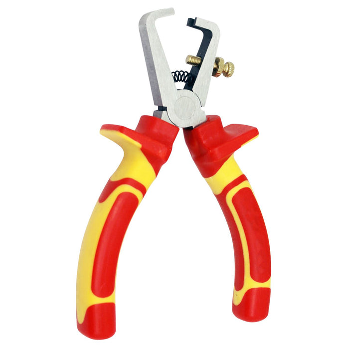 GOLDTOOL 150mm Insulated Wire Stripper Pliers. Large Shoulders to Protect Agains