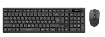PROMATE Full Size Wireless Keyboard and Mouse. Spillproof Ergonomic Design. Buil