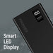 PROMATE 20000mAh Power Bank with Smart LED Display & Super Slim Design. Includes