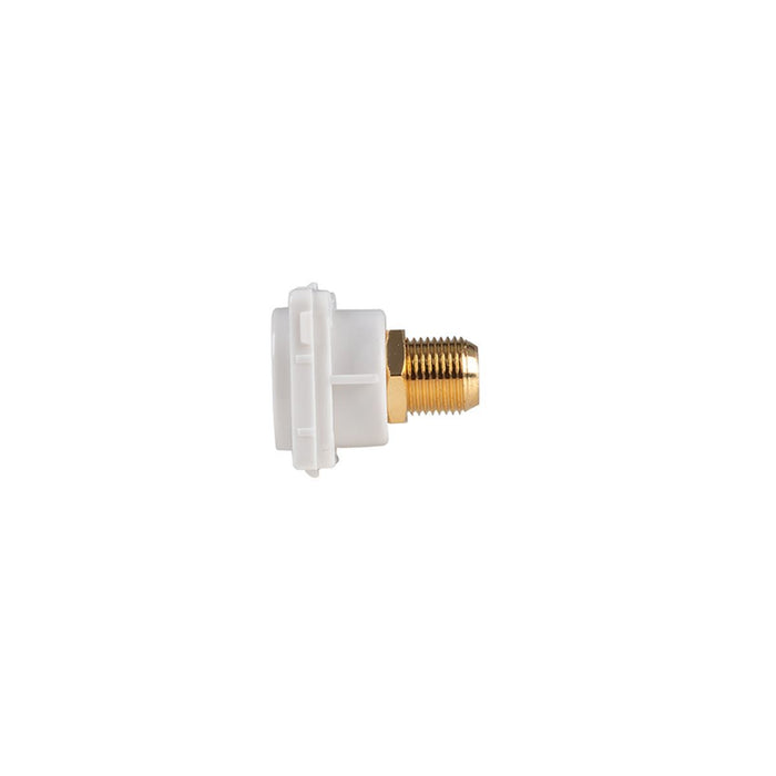 AMDEX Red RCA to F Connector. Gold Plated