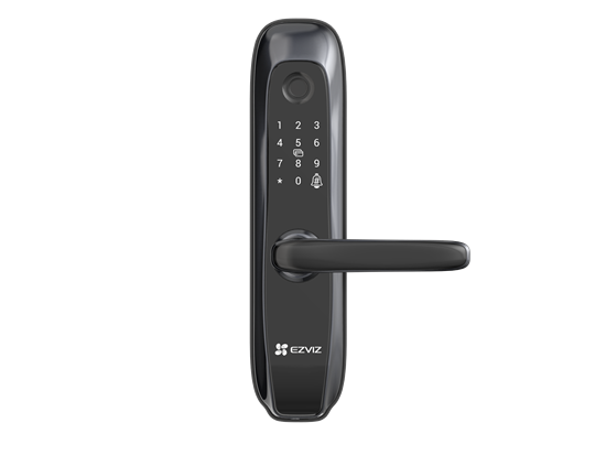 EZVIZ Smart Fingerprint Door Lock with Real-Time Mobile Alerts. Includes 4 Unloc