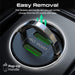 PROMATE Micro In-Car Phone Charger with 2x USB-C 20W Power Delivery. Includes Ea