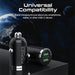 PROMATE Micro In-Car Phone Charger with 2x USB-C 20W Power Delivery. Includes Ea