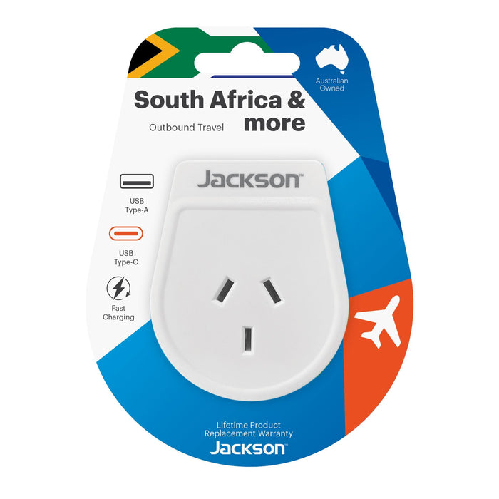 Travel Adaptor USB USB-C Charging Ports NZ/AUS Plugs South Africa India