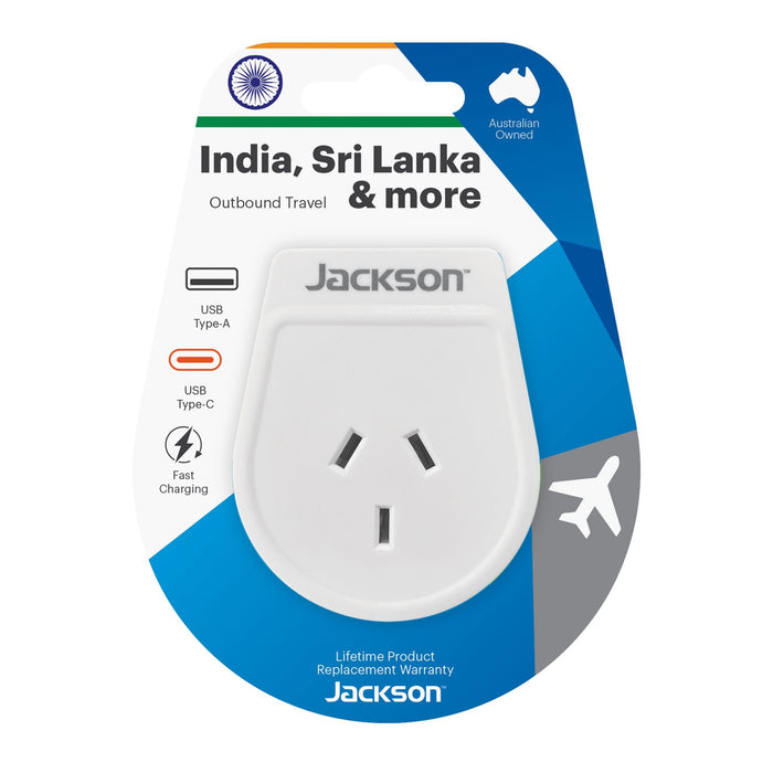 Travel Adaptor USB USB-C Charging Ports NZ/AUS Plugs Sri Lanka & Parts of India