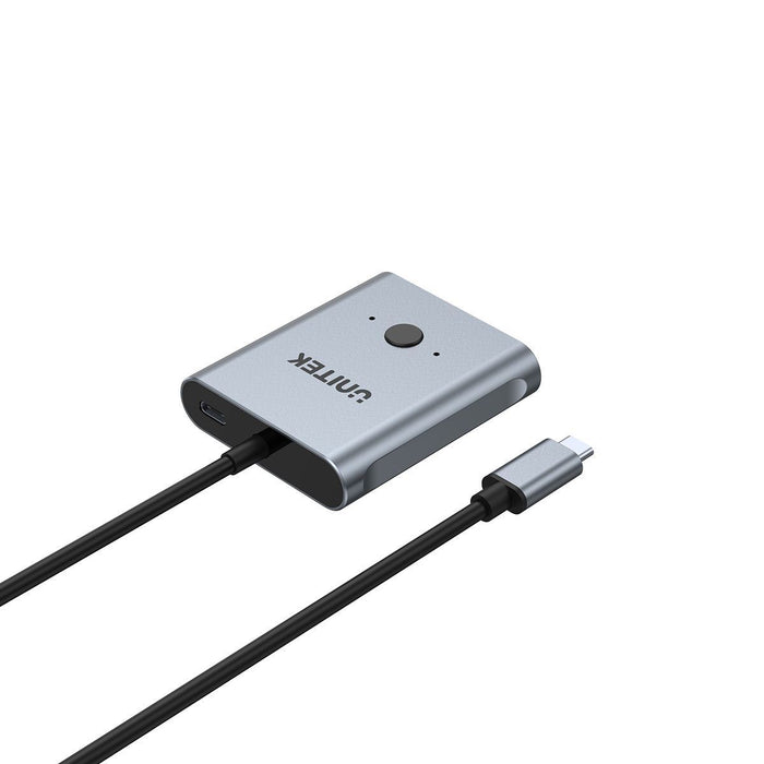 UNITEK USB-C Bi-directional Switch. Supports up to 4K@144Hz. Supports up to 10Gb