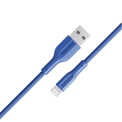 PROMATE 1M USB-A to Lightning Connector Super Flexible Cable. Supports 2A Chargi - LX2001 - Homewares, Outdoor, Phone Accessories, Cases, Speakers, Headphones + More -