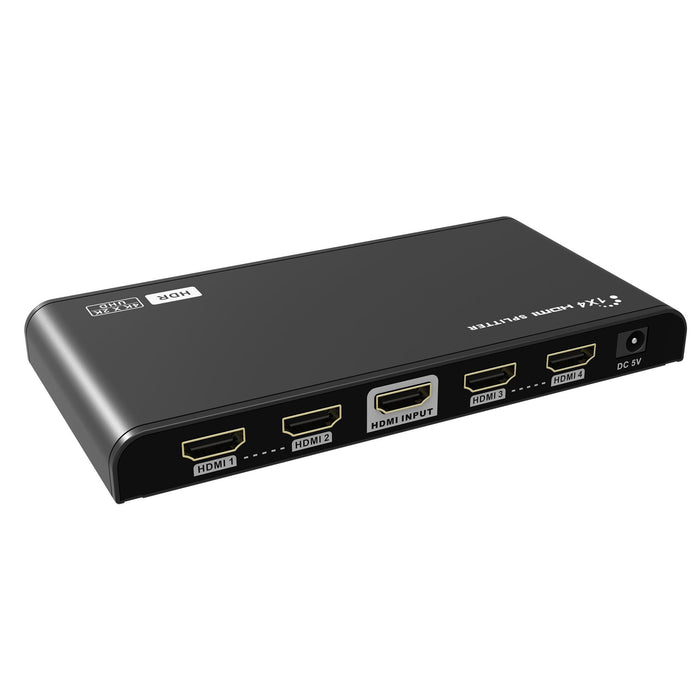 LENKENG 1-In-4-out HDMI Splitter with HDR & EDID. Supports UHD Res up to 4K2K@30