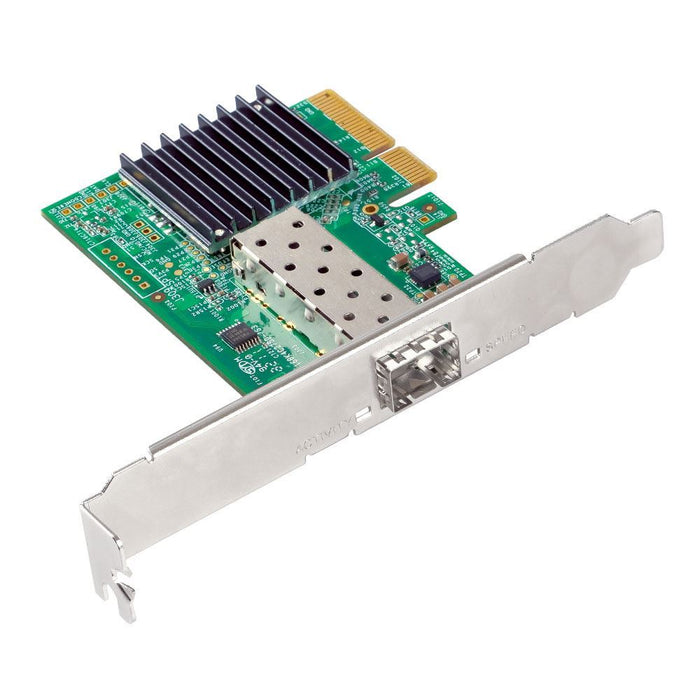 EDIMAX 10GbE SFP+ V2 PCI Express Network Adapter. Converts PCIe slot into SFP+ f